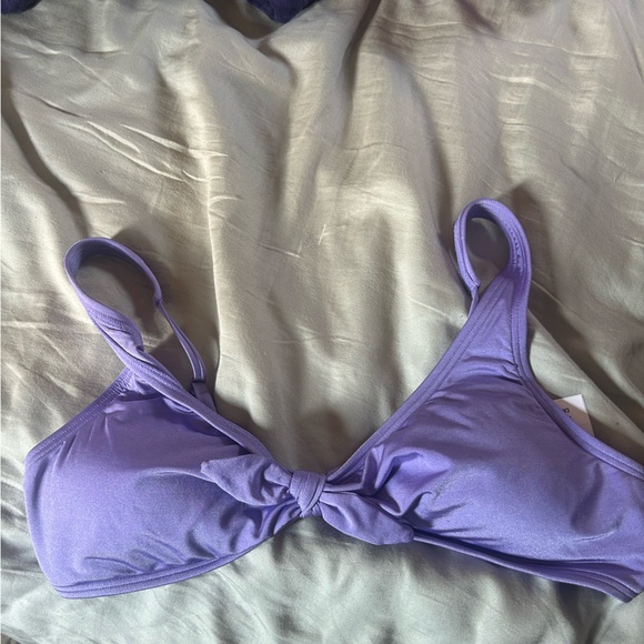 Abercrombie & Fitch Purple Bikini Top - Picture 1 of 5